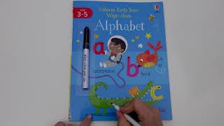 Usborne - Early Years wipe clean Alphabet