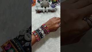 DIY Navratri Handcuffs 😍 #shorts #youtubeshorts #diy #navratri