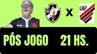 LIVE PÓS JOGO ÀS 21 HS.