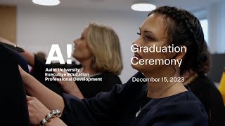 Graduation Ceremony on December 15, 2023