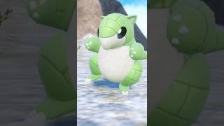 Evolving SHINY Sandshrew into SHINY Sandslash on Pokemon Scarlet Violet #shiny #shinypokemon