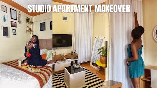 NEW RUG, SHEER CURTAINS, MIRROR & DECOR PIECES// Reorganize w/me