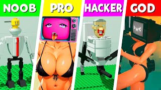 LEGO ALL Characters in Skibidi Toilet: Noob, Pro, HACKER! | Skibidi Toilet (Collection #332)