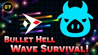 Every Wave = NEW WEAPON in this BULLET HELL Survival!!! [ GUNDECK 100 ] Gameplay