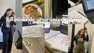 ROTINA DE UMA UNIVERSITÁRIA #19 | vlog da semana de provas, trabalho de penal e estágio (oficial)