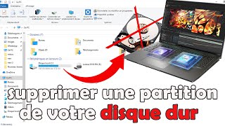 comment supprimer une partition de votre disque dur ?