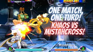 MvC2 - One Match, One Turd! Khaos vs MistahCross