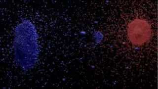 Particle Collision, Gravity and a Galaxy (Autodesk Maya)