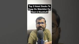 Top 3 Hotel Stocks For The Next 6 Months | #youtubeshorts #shorts