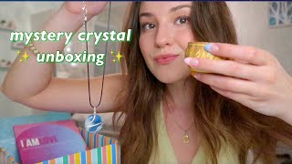 I got sent a crystal mystery box | crystal unboxing