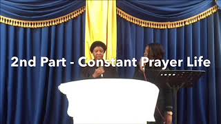 BCC Church Les Consequences D’Une Vie De Priere Constante-The Consequences Of A Constant Prayer Life