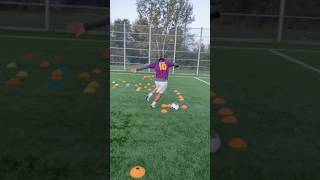 BEST dribbling circuit🔥to improve dribbling #soccerskills #soccer #footballskills #football #shorts