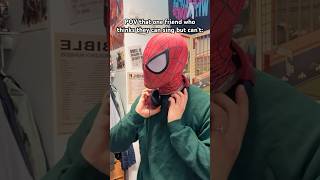 POV that one friend who thinks they can sing but can’t #friends #music #spiderman #memes #relatable