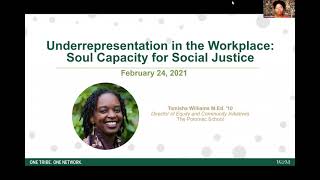 Underrepresentation in the Workplace: Soul Capacity for Social Justice