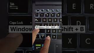 How to fix black screen in laptop/pc #shorts #balckscreen #computertips #viralshort