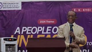 District Week 3 Day 1 - Pastor Samuel Yanney ministration