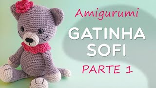 Gatinha Sofi Parte 1 - Amigurumi passo a passo - por Glê Negri