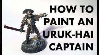 HOW TO PAINT URUK HAI - BATTLE GAMES IN MIDDLE EARTH - LORD OF THE RINGS WARHAMMER