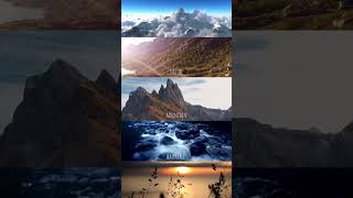 Nature's Splendor: Clouds, Mountains, Waterfalls & Sunsets