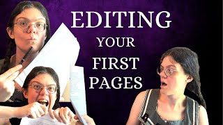 Novelist reacts to your first pages! // critiquing & line editing my viewers' writing