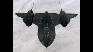 Lockheed SR-71 Black Bird mid air refueling