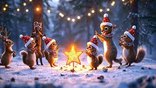 Magical Christmas Dance: Adorable Characters in a Sparkling Wonderland