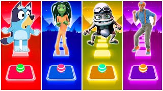 Bluey Bingo 🆚 Me Kemaste 🆚 Crazy Frog 🆚 Blippi 🎶 Who Will Win?