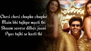 Ankhiyon Se Goli Mare Lyrics ❣️ Pati patni aur woh ❣️ Mika Singh Tulsi Kumar ❣️ kartik aryan ananya