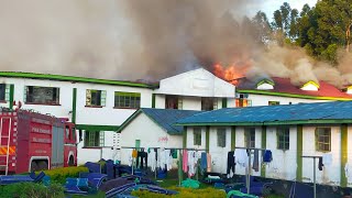 Kakamega High School Goes Up In Flame, Two Dormitories Burnt In Dawn Fire