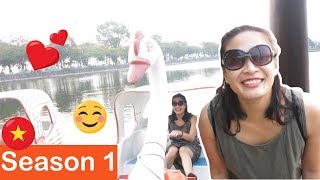 #019 Riding the Swan Boat in Truc Bach Lake Hanoi