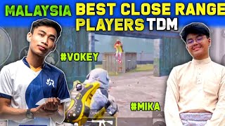 Mika vs Vokey TDM [] BEST CLOSE RANGE PLAYERS FIGHT MATCH | Pubgm Malaysia