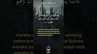 Al Anfal 6 | Keberanian dan kesatuan dalam pertempuran | Kutipan Al Quran #shorts