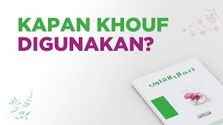 Kapan Khouf Digunakan? | Ngaji Hati Bareng Komunitas Psikologi