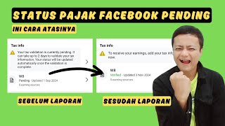 Cara Perbaiki Pajak Facebook Pending | Cara bikin Laporan ke Facebook untuk Pemula