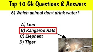 Top 10 Gk questions and answers||General knowledge|| Gk current affairs