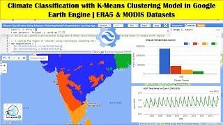 Climate Classification with K-Means Clustering Model in Google Earth Engine | ERA5 & MODIS Datasets