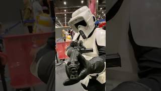 Scout Trooper can he do that? #scouttrooper #starwars #disney