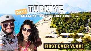 OUR FIRST VLOG EVER - Antalya to Cappadocia Tour - DAY 1