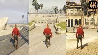 GTA 5 - Beautiful and Vibrant Reshade - Walking on the Beach - Ultra Graphics Mods