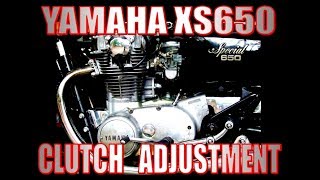 Yamaha XS650 clutch adjustment