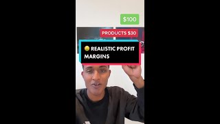 Realistic Profit Margin In Ecom #Shorts