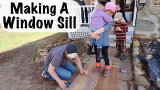 Making A Large Window Sill | Home Renovation | DIY