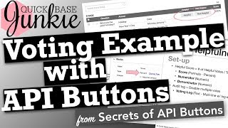 Voting Example with API Buttons in Quickbase
