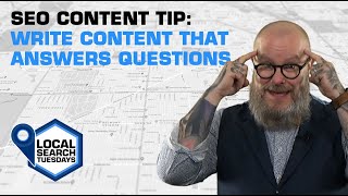 SEO content tip: Write content that answers questions