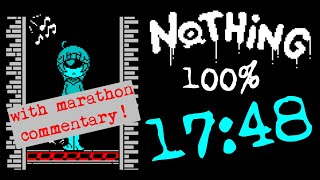 Nothing (ZX Spectrum) - 100% speedrun in 17:48 with marathon commentary (former WR)