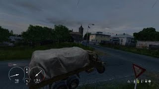 DayZ Looting in Livonia, Nadbor. Shooting Zeds and running them over with the MS3