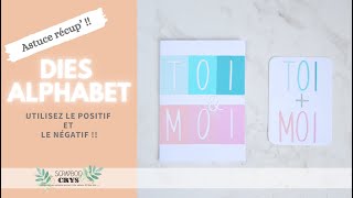 DIES ALPHABETS ✨️! DE NOUVELLES FACONS DE LES UTILISER 🤗 MAGNIFIQUES !! Tuto carterie scrap