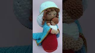 santinha amigurumi