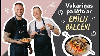 Vakariņas PA LĒTO | Mūziķis Emīls Balceris  gatavo pašgatavotu tortilju ar maltās gaļas iesmiņiem