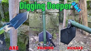 "Ultimate DIY Folding Shovel Guide"Off road, Camping, Outdoor, Gardening, military